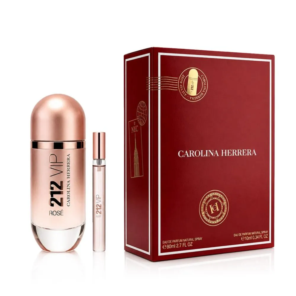 212 VIP Rosé 80 ml + EDP MINI eau de parfum pour femme 10 ml