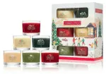 Coffret cadeau de 6 mini bougies votives en verre