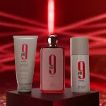9 pm Rebel 100 ml + bodyspray 150 ml + SG eau de parfum unisex