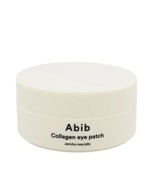 Abib Collagen Eye Patch patchs hydrogel pour le contour des yeux au collagène et à l’extrait de rose de Jéricho 60 pcs