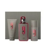 9 pm Rebel 100 ml + bodyspray 150 ml + SG eau de parfum unisex