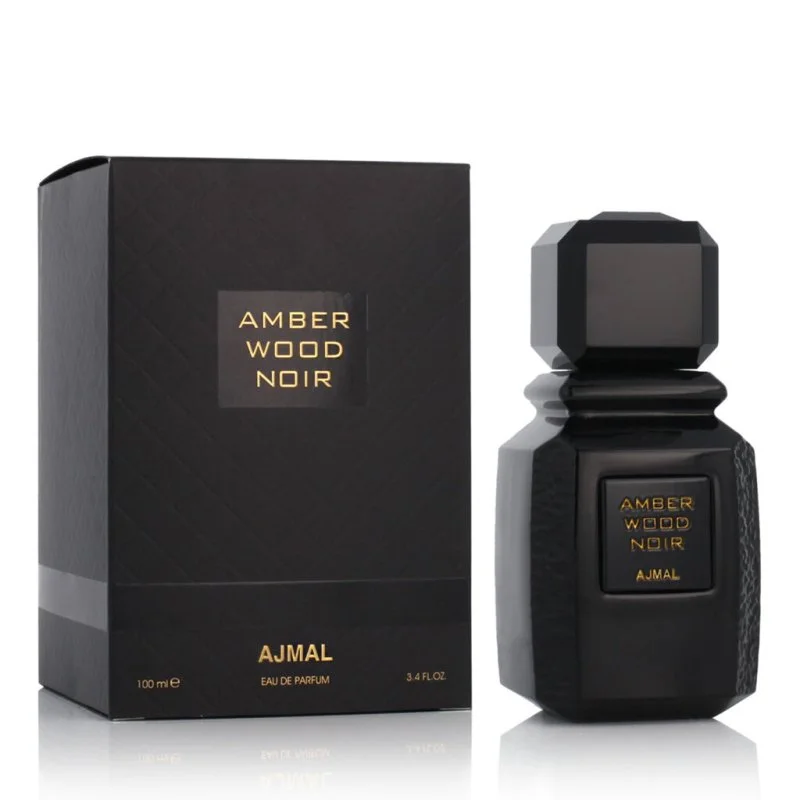 Ajmal Amber Wood Noir eau de parfum unisexe