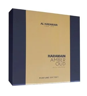 Al Haramain Amber Oud Bleu Edition coffret cadeau unisexe eau de parfum 75 ml + eau de parfum 30 ml + déodorant en spray