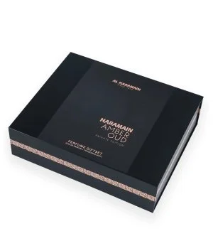 Al Haramain Amber Oud Private Edition coffret cadeau unisexe eau de parfum 75 ml + eau de parfum 30 ml + brume corporelle