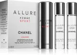Allure Homme Sport EDC navulbaar 20 ml + EDC navulling 2 x 20 ml M 60 ml