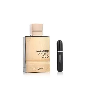 Al Haramain Amber Oud Black Edition coffret cadeau + vaporisateur de parfum rechargeable eau de parfum unisexe
