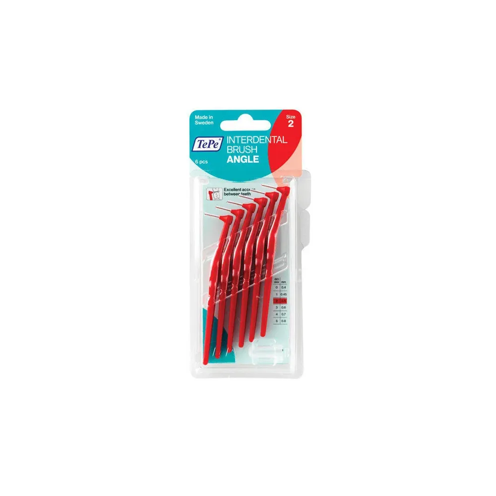 Angle brossettes interdentaires 0,5 mm 6 pièces