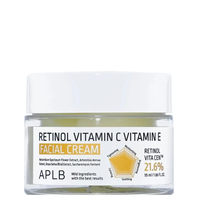 Crème anti-âge pour le visage au rétinol et aux vitamines C et E 55 ml