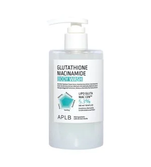 APLB Gel douche hydratant et illuminant au glutathion et à la niacinamide