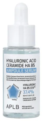 Sérum ampoule hydratant à l'acide hyaluronique, aux céramides et à la vitamine B5 40 ml