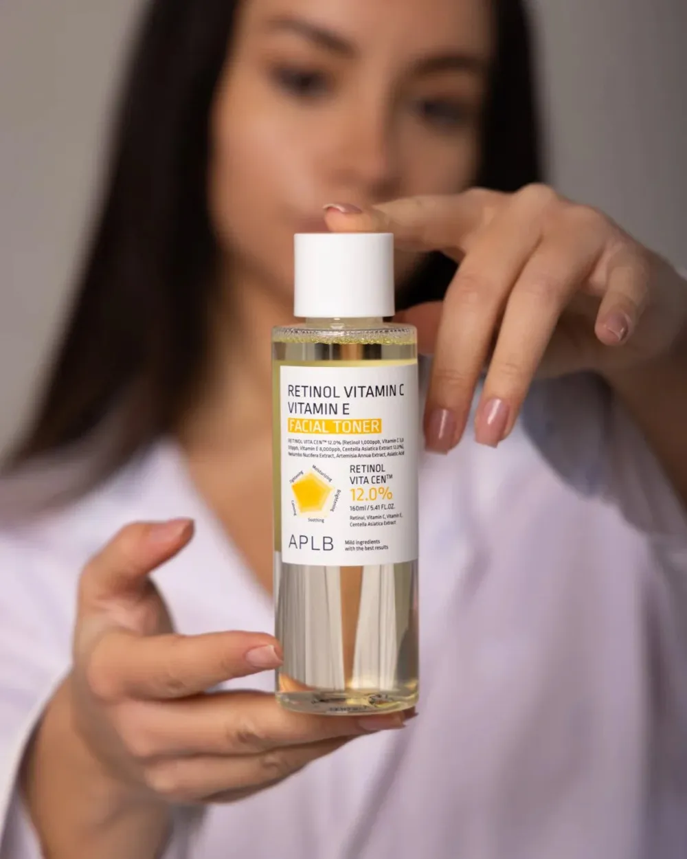 Rétinol Vitamine C Vitamine E Lotion Tonique Visage Anti-Âge 160 ml