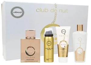 Armaf Club de Nuit Milestone Coffret - Eau de Parfum 30 ml + brume pour cheveux 55 ml + savon 130 g + brume corporelle
