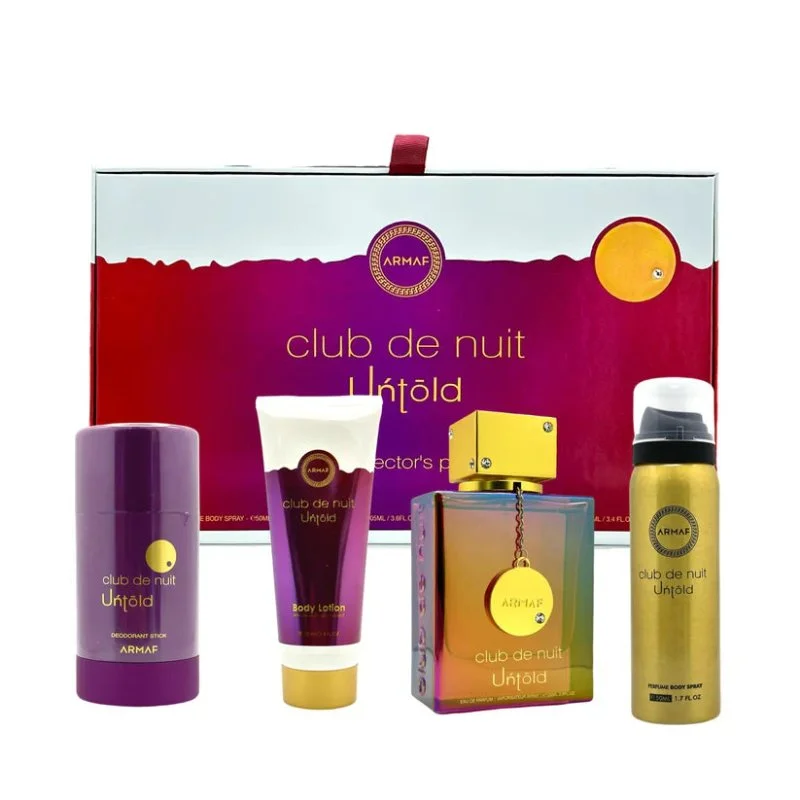 Club de Nuit Untold Coffret - Eau de Parfum 105 ml + brume pour le corps 50 ml + stick déodorant 75 g + lotion pour le corps 100 ml