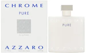 Eau de toilette Azzaro Chrome Pure pour homme 100 ml
