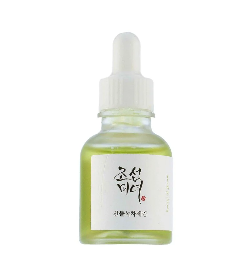 Sérum apaisant au thé vert + panthénol pour apaiser et renforcer les peaux sensibles 30 ml