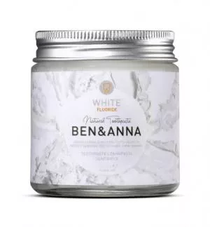 Ben & Anna Dentifrice blanchissant au fluor (100 ml) - à la camomille et à la sauge
