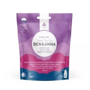 Ben & Anna BEN&ANNA Savon moussant en pastilles PURPLE SKY, 55 g