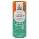 Ben & Anna Déodorant solide sans parfum (40 g) - Aloé vera - pour peaux sensibles
