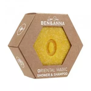 Ben & Anna Shampooing solide nourrissant pour cheveux et corps 2en1 - Magie de l'Orient (60 g)