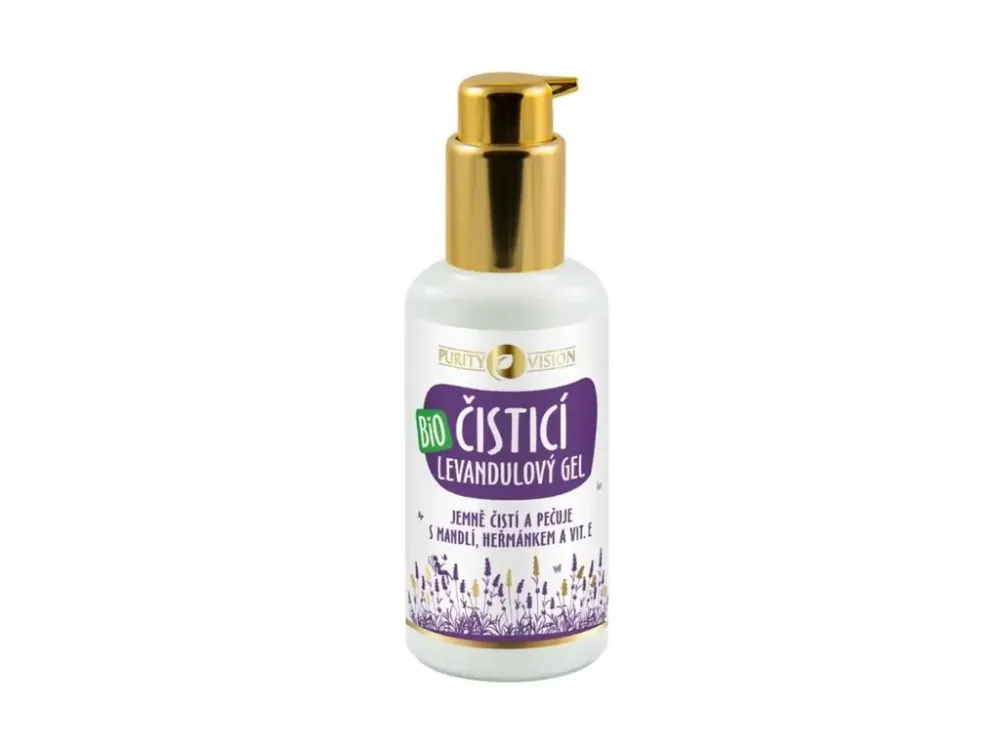 Purity Vision Biologische Lavendel Reinigingsgel met amandel, kamille en vit. E 100 ml