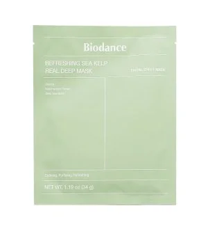 Biodance Refreshing Sea Kelp Real Deep Mask masque en hydrogel apaisant pour le visage 34 g