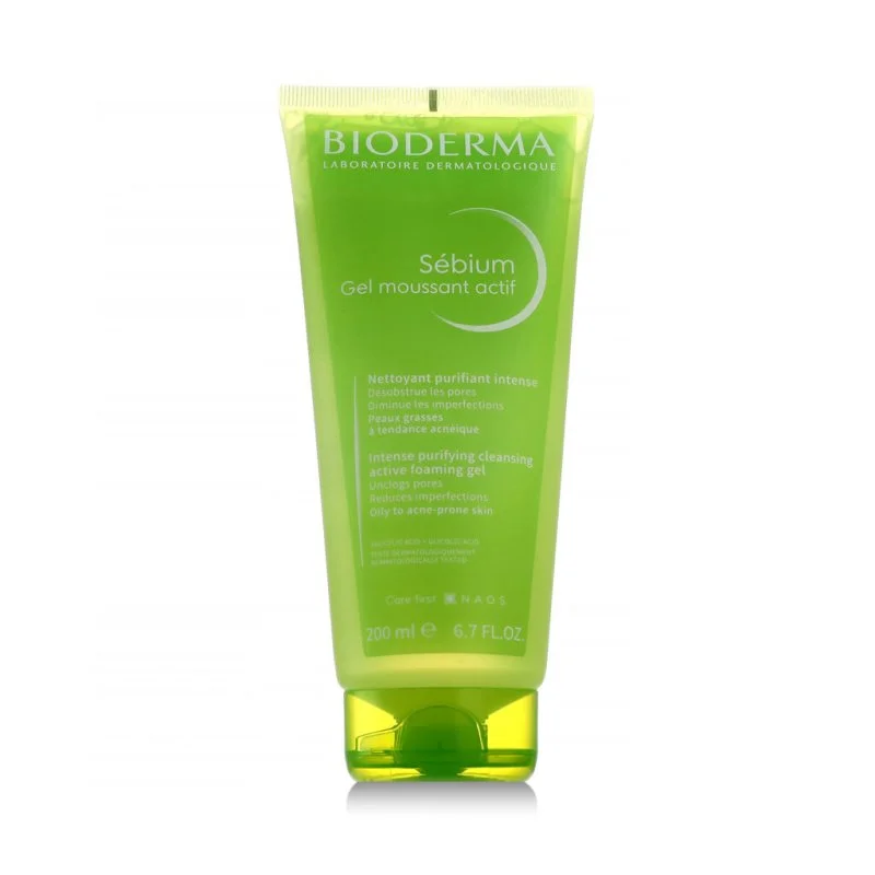 Sébium Gel moussant actif nettoyant purifiant intensif 200 ml