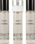 Bleu de Chanel EDP navulling met verstuiver 20 ml + EDP navulling 2 x 20 ml M 60 ml