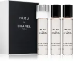 Bleu de Chanel EDT recharge 2 x 20 ml + EDT recharge avec vaporisateur 20 ml M 60 ml