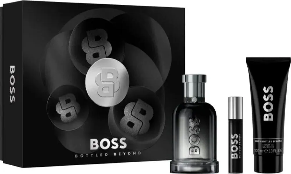 Boss Boss Bottled Beyond 100 ml + EDP MINI 10 ml + gel douche 100 ml eau de parfum pour homme