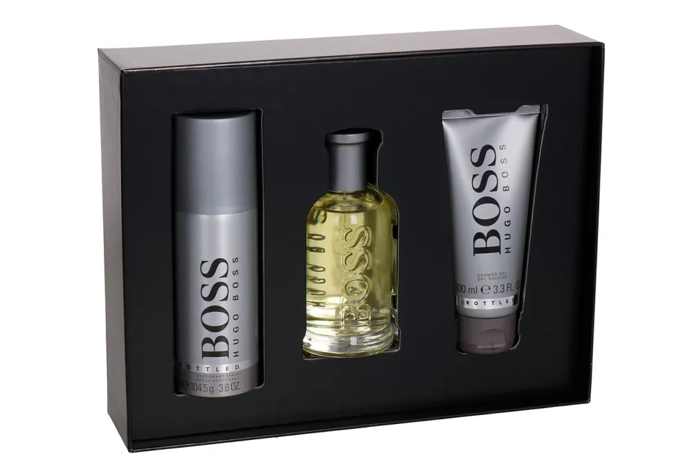 Boss Bottled coffret cadeau eau de toilette 100 ml + gel douche 100 ml + déodorant pour homme