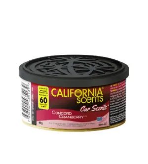 California Scents Car Scents Concord Cranberry parfum pour voiture 42 g