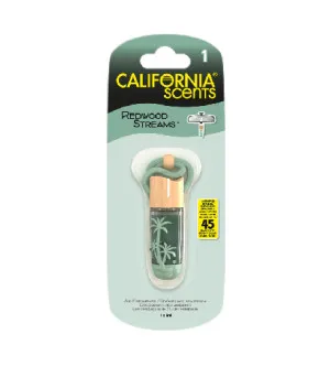 California Scents Hanging Vial Redwood Streams parfum pour voiture 5 ml