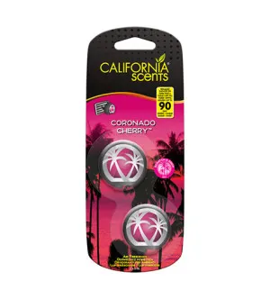 California Scents Mini Diffuser Coronado Cherry parfum pour voiture 2 x 3 ml