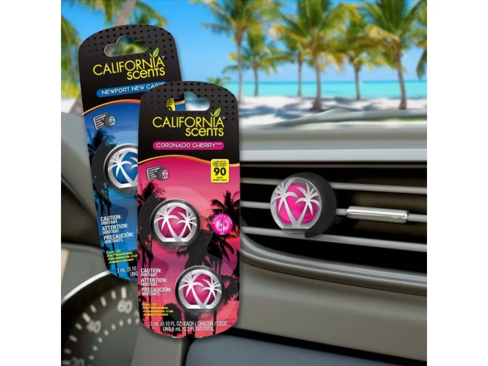 Mini Diffuser Golden State Delight geur voor de auto 2 x 3 ml 2x3 ml