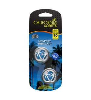 California Scents Mini Diffuser Newport New Car parfum de voiture 2 x 3 ml