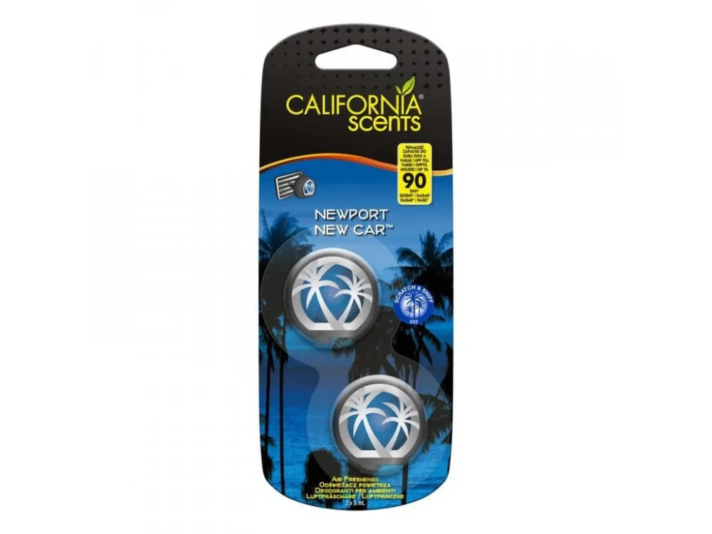 Mini Diffuser Newport New Car geur voor de auto 2 x 3 ml 2x3 ml