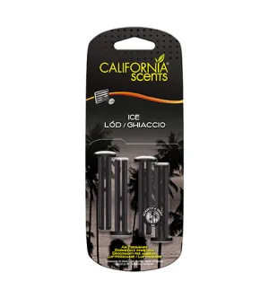 California Scents Vent Stick Ice parfum pour voiture 4 pièces