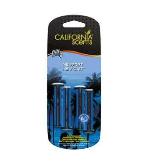 California Scents Vent Stick Newport New Car parfum pour voiture 4 pièces