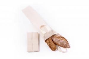 Sac en toile pour baguettes - en toile bio-coton plus épaisse