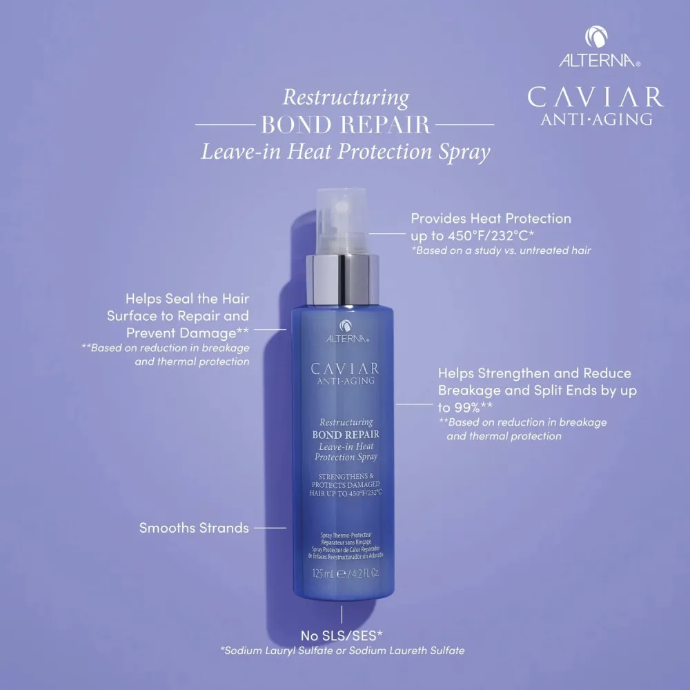 Caviar Anti-Aging Restructuring Bond Repair Spray de protection thermique sans rinçage 125 ml
