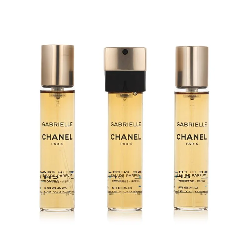 Chanel Gabrielle Recharge pour vaporisateur de poche 3 x 20 ml Eau de Toilette pour femme