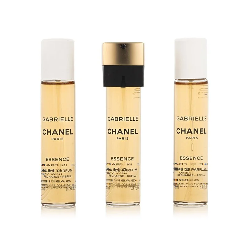 Chanel Gabrielle Essence recharges pour vaporisateur de sac eau de toilette pour femme 3 x 20 ml