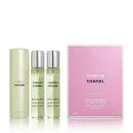 Chance Eau Fraîche recharges 2 x 20 ml + recharge EDT avec vaporisateur eau de toilette pour femme