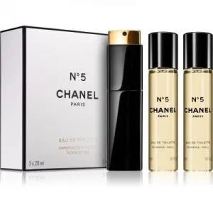 Chanel No 5 EDT rechargeable 20 ml + recharge EDT 2 x 20 ml F