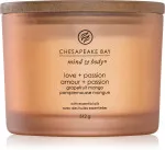 Love + Passion geurkaars met 3 lonten 312 g