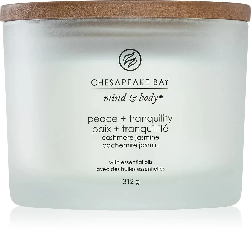 Peace + Tranquility geurkaars met 3 lonten 312 g