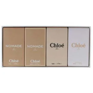 Chloé Les Parfums coffret cadeau Eau de Toilette Chloé 5 ml + Eau de Toilette Nomade 5 ml + Chloé 5 ml + Eau de Parfum Nomade pour femme