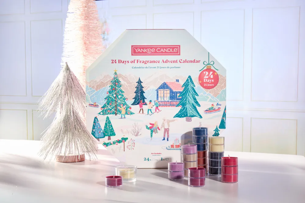 Calendrier de l’Avent en couronne de Noël