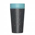 Circular Cup (340 ml) - noir/turquoise - à partir de gobelets en papier jetables
