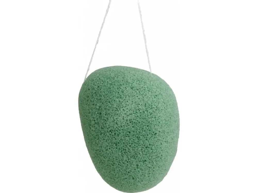 Kvitok Reinigingsspons Konjac met groene klei (body)